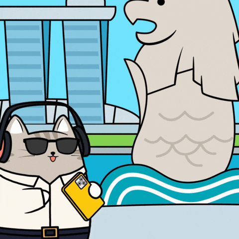 Cat Animation GIF by MESA My Emotional Support Animal