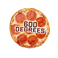 Pepperoni Spinning Pizza Sticker by 600 Degrees Pizza