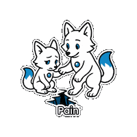 Sad Wolf Sticker
