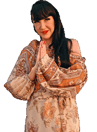 Diva Pray Sticker by Ingrid Arna