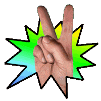 Hand Win Sticker