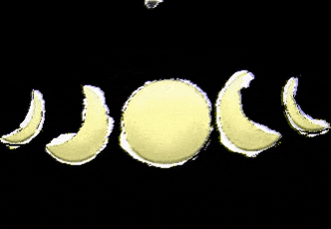 Mitsukoandco giphygifmaker halloween moon moon cycle GIF