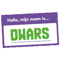 Sticker by DWARS, GroenLinkse Jongeren