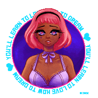 lisa frank love STICKER by Binx