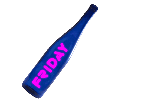 drunk friday night Sticker by Bubble Punk