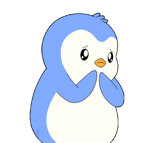 Penguin What Sticker by Pudgy Penguins