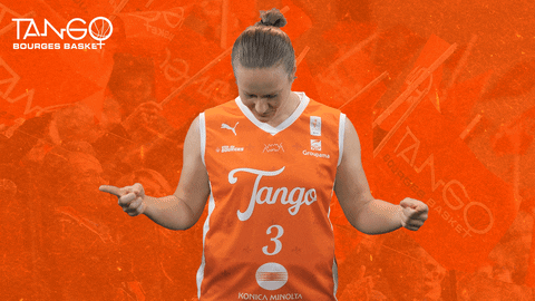 Basketball Shirt GIF by Tango Bourges Basket