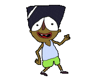 Walk Afro Sticker by TRIPLEBUMMER