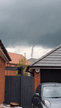 'Should We Report It' - UK Man Unsure What to Do as Suspected Tornado Looms Over East London