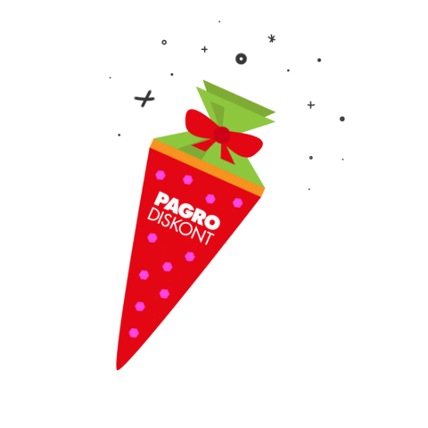 School Cone Sticker by PAGRO DISKONT