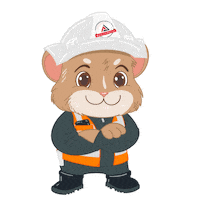 terrastiefbaugroup hamster terry bau tiefbau Sticker