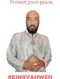 Peace Sticker by KING YAHWEH GLOBAL