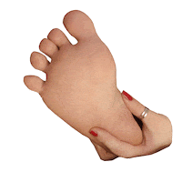 Feet Kiss Sticker