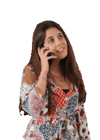 On The Phone Sticker