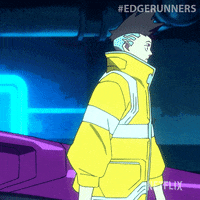 Shocked Netflix GIF by Cyberpunk: Edgerunners