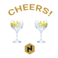 Cheers Drinks Sticker by neekagin