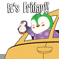 Happy Its Friday Sticker by Pudgy Penguins