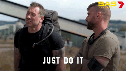 Just Do It Sas GIF by Channel 7