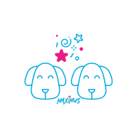 maximuspets love party dogs hungry Sticker