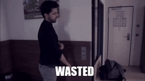 Tired Good Night GIF by The official GIPHY Page for Davis Schulz