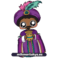 Reyesmagos Baltasar Sticker by mtkmartukys