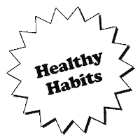 newhabits happy heart retro 하트 Sticker
