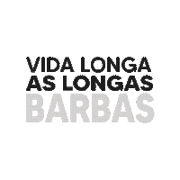 barbaderespeitobdr lettering beard barba barbudos Sticker