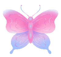 Blue Butterfly Fly Sticker by Bel Diniz