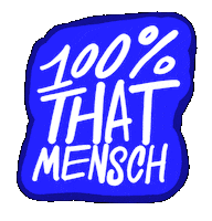 Jewish Mensch Sticker