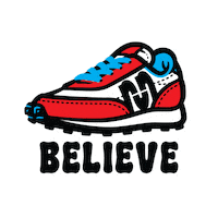 Sticker by Believe in the Run
