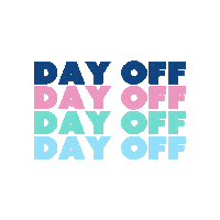 Day Off Chill Sticker
