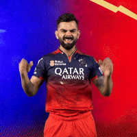 Happy Virat Kohli GIF by Royal Challengers Bengaluru