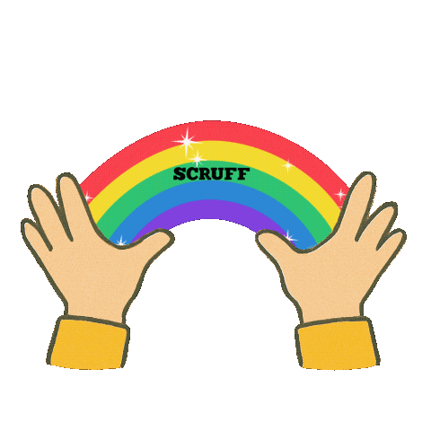 Gay Pride Sticker by SCRUFF