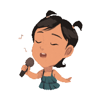 Toddler Singing Sticker by Rafhi Dominic