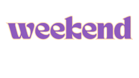Weekend Vibes Sticker by Buro Veer