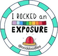 Erp Exposure Sticker by OCD Doodles