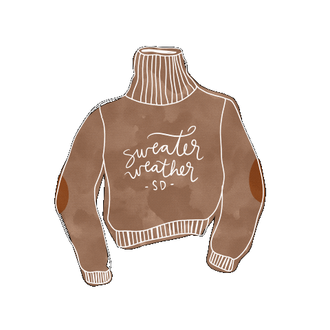 Sweater Sticker by chenzi