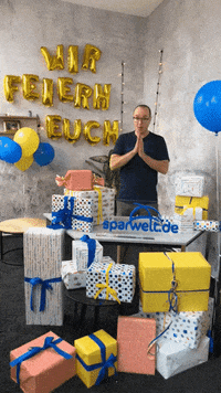 birthday balloon GIF by sparwelt.de