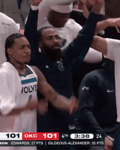 Celebration Nba GIF by Minnesota Timberwolves