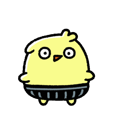 Chick Hello Sticker