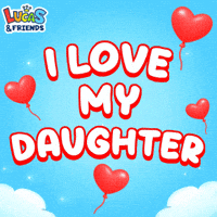 Daddys Girl Mothers Love GIF by Lucas and Friends by RV AppStudios