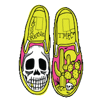 Shoes Skull Sticker by Taylor Reeve