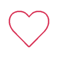 Heart-Pink Sticker by fondation Sur la pointe des pieds