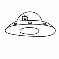poorlycatdraw cat space cats kitty GIF