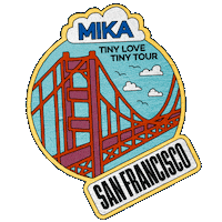 San Francisco Usa Sticker by MIKA