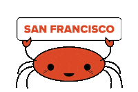 Golden Gate Bridge Travel Sticker by San Francisco