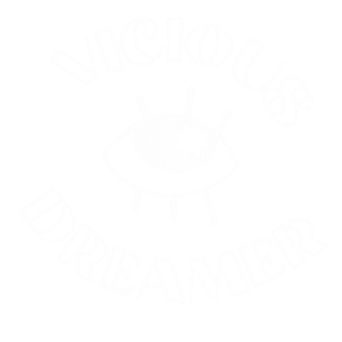 Viciousdreamer giphyupload logo white eye Sticker