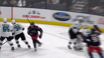 Adam Boqvist Celebration GIF by Columbus Blue Jackets