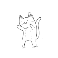 art cat GIF by hoppip