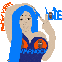 Cardi B Vote Sticker
